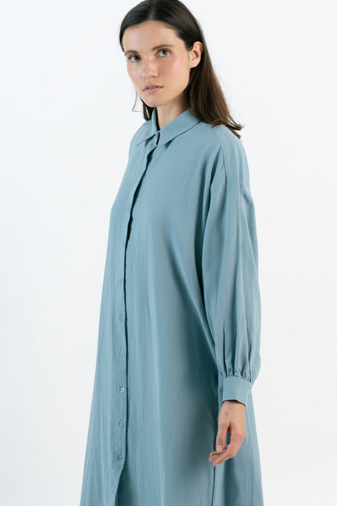 Maxi Hemdkleid Lora - Leinen